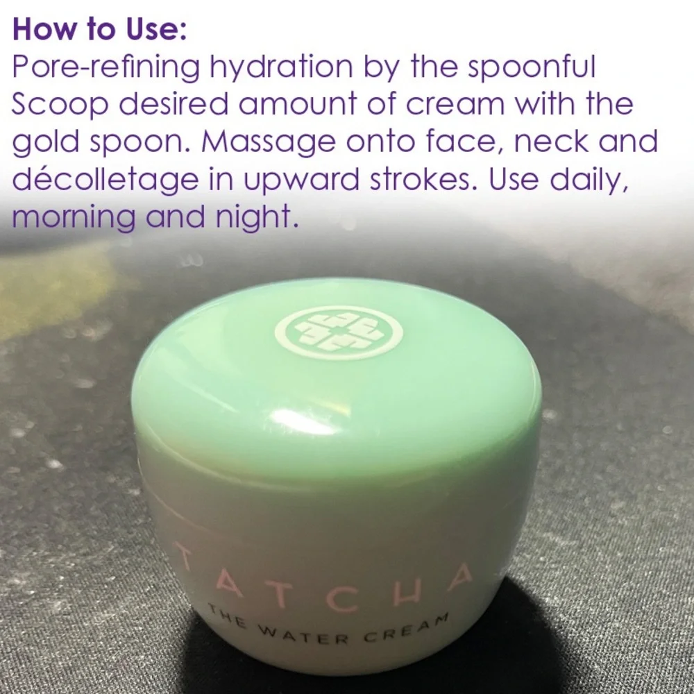 TATCHA The Water Cream Lightweight Pore-Refining Moisturizer - Picture 3 of 10